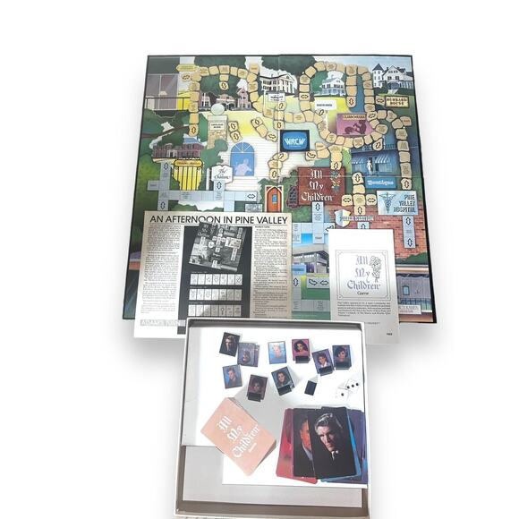 Vintage All My Children Board Game Complete 1985 Soap Opera - Picture 5 of 13